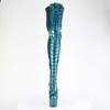 Pleaser - ADORE3020GP Cuissardes à plateforme - Turquoise Product image